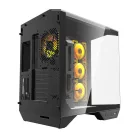Darkflash DY470 számítógépház + 4 ventilátor (fekete)
