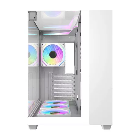 Darkflash TH285 számítógépház + 4 ventilátor (fehér)