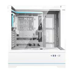   Darkflash DY450 PRO számítógépház + 1 ventilátor (fehér)