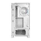 Darkflash DY450 PRO számítógépház + 1 ventilátor (fehér)