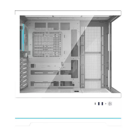 Darkflash DY451 PRO számítógépház + 1 ventilátor (fehér)