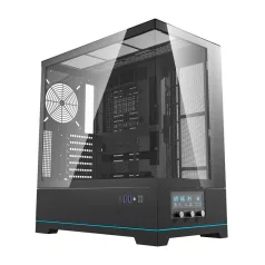   Darkflash DY451 számítógépház ventilátorok nélkül (fekete)