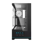 Darkflash DY451 számítógépház ventilátorok nélkül (fekete)