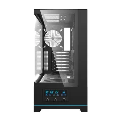   Darkflash DY451 számítógépház ventilátorok nélkül (fekete)