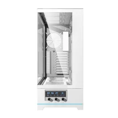   Darkflash DY451L számítógépház ventilátorok nélkül (fehér)