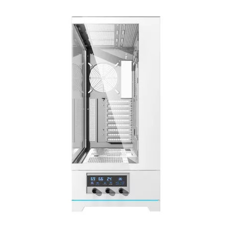 Darkflash DY451L számítógépház ventilátorok nélkül (fehér)