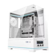   Darkflash DY450 számítógépház ventilátorok nélkül (fehér)