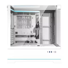   Darkflash DY450 számítógépház ventilátorok nélkül (fehér)