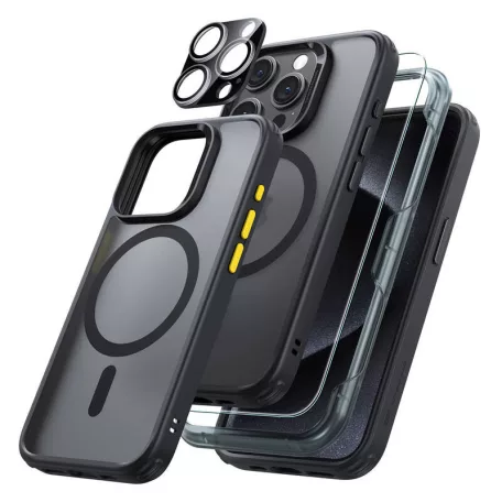 ESR Classic Hybrid (HaloLock) tok iPhone 15 Pro Max készülékhez (fekete)
