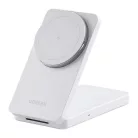 UGREEN W528 2 az 1-ben iPhone/AirPods vezeték nélküli töltő, 20W (fehér)