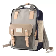   Himawari 188L 14'' laptop hátizsák (szürke-bézs)