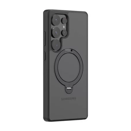 Torras Ostand Spin sorozatú telefontok Samsung S25 Ultra (fekete)