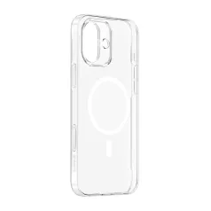 Baseus iP16 TouchButton mágneses telefontok (átlátszó)