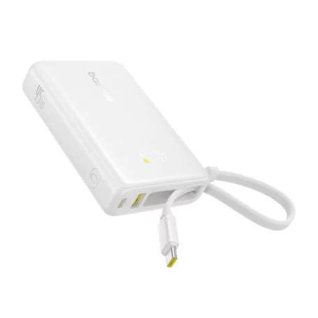 Powerbank Baseus PicoGo Digitális kijelző 10000mAh 45W (biały)