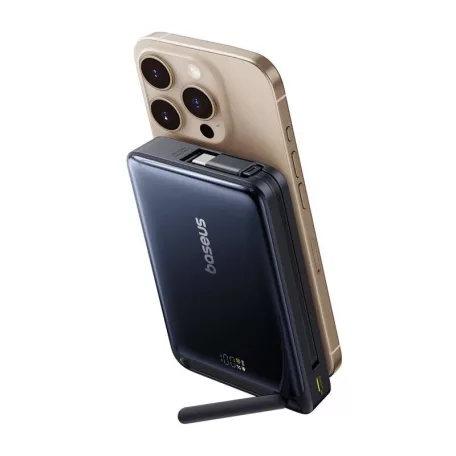 Baseus Nomos Qi2 mágneses powerbank, USB-C 10000mAh 45W