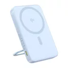 Baseus PicoGo mágneses powerbank állvánnyal, Qi2, 5000mAh, 20W (kék)