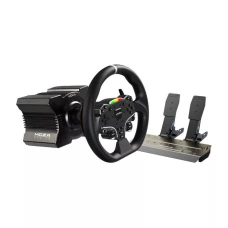 Gaming Set - Base R5 + Steering Wheel ES + Pedals SRP-Lite + Table Clamp Moza Racing R5 RS20 (PC)