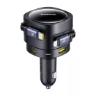 Baseus Enjoyment Max autós töltő USB-C + villámkábellel és USB-A + USB-C portokkal 90W Fekete