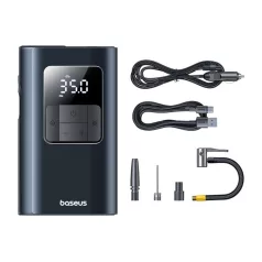 Baseus PrimeTrip VA1 2 az 1-ben pumpa zseblámpával fekete
