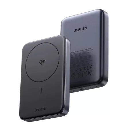 UGREEN PB761 MagSafe mágneses powerbank, 10000 mAh, 15W Qi2 (fekete)