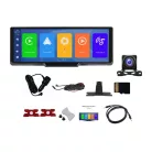 Autómonitor 9,3" Podofo A3073 Carplay&Android Auto + Első és hátsó kamera