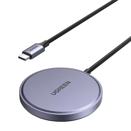 UGREEN W703 MagSafe mágneses vezeték nélküli töltő, 15W, 1.5m