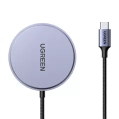   UGREEN W703 MagSafe mágneses vezeték nélküli töltő, 15W, 1.5m