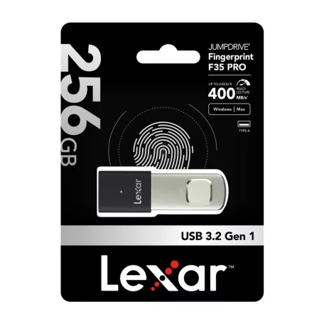 Lexar Fingerprint F35pro USB 3.2 256GB pendrive