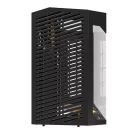 Darkflash DY470 számítógépház (fekete) + 4 ventilátor + GPU konzol
