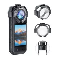   Puluz lencsetakarók Insta360 X5 kamerához (felpattintható)