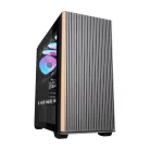 Darkflash DS900WS számítógépház (fekete) + 4 ventilátor