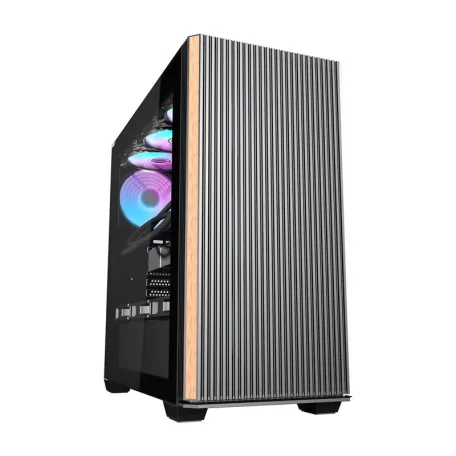 Darkflash DS900WS számítógépház (fekete) + 4 ventilátor