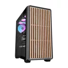 Darkflash DS900WD számítógépház (fekete) + 4 ventilátor