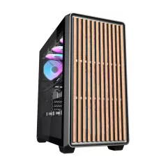   Darkflash DS900WD számítógépház (fekete) + 4 ventilátor
