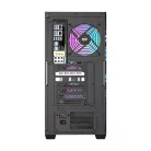 Darkflash DS900WD számítógépház (fekete) + 4 ventilátor