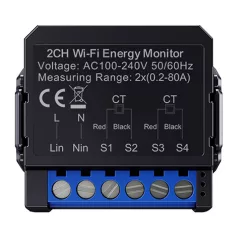 Avatto WiFi WPM16-2 intelligens kétirányú energia-mérő