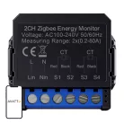 Avatto ZigBee intelligens kétirányú energia mérő ZWPM16-2