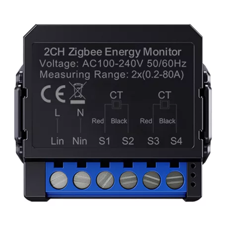 Avatto ZigBee intelligens kétirányú energia mérő ZWPM16-2