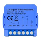 Avatto ZWSM16-DC32V-1 1-csatornás ZigBee kapcsolómodul potenciálmentes érintkezővel