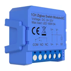   Avatto ZWSM16-DC32V-1 1-csatornás ZigBee kapcsolómodul potenciálmentes érintkezővel