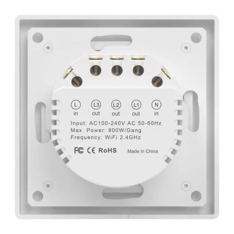 Avatto TS20-EU-W3 WiFi érintéses fénykapcsoló