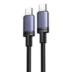 Ugreen L528 USB-C-USB-C kábel, 100 W, 1m (szürke)