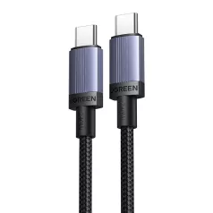 Ugreen L528 USB-C-USB-C kábel, 100 W, 0,5 m (szürke)