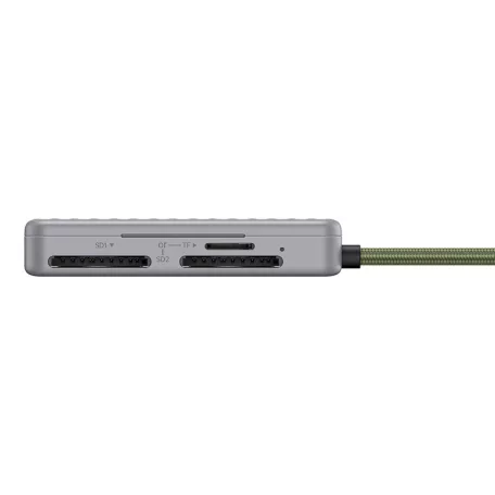 UGREEN CM868 USB-C kártyaolvasó, 2xSD 1xTF 170Mbps (szürke)