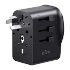 Ugreen S550 univerzális utazási adapter / hálózati töltő, 65W, 2x USB-C, 1x USB-A