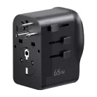 Ugreen S550 univerzális utazási adapter / hálózati töltő, 65W, 2x USB-C, 1x USB-A