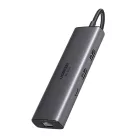 UGREEN CM512 6 az 1-ben USB-C adapter, HDMI 4K@60Hz, 2x USB, RJ45, 100 W, PD