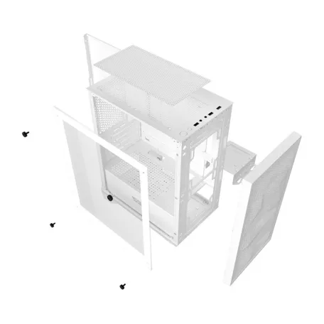 Darkflash M305 Mesh számítógépház ventilátorok nélkül (Fehér)