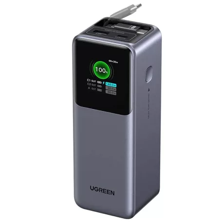 UGREEN PB726 powerbank, 20000mAh, 165 W (szürke)