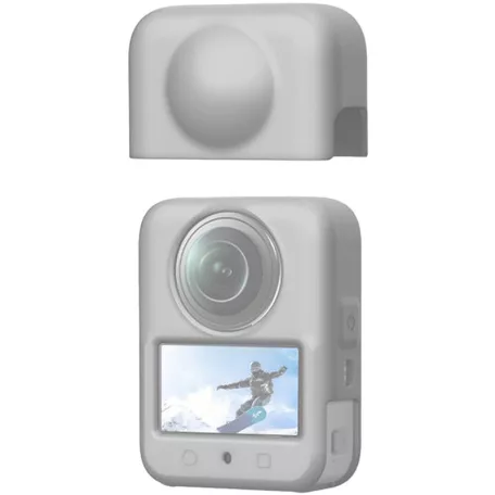 Szilikon borítás lencsével PULUZ DJI Osmo 360 (szürke)